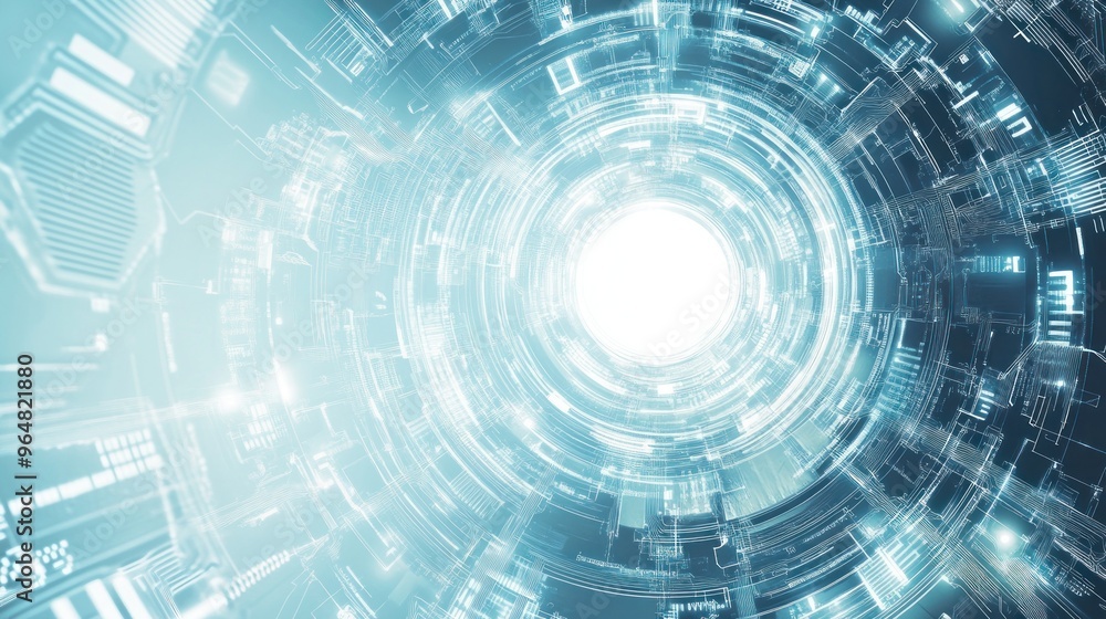 Abstract Digital Tunnel