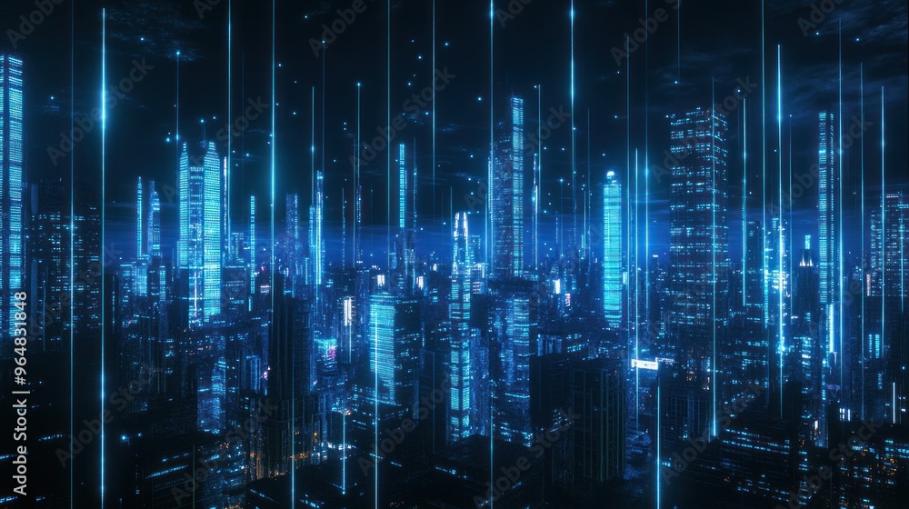 Cyberpunk Cityscape: A Futuristic Digital Metropolis Cyberpunk Cityscape: A Futuristic Digital Metropolis