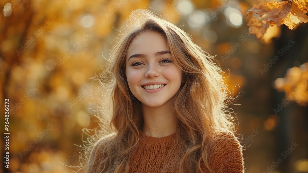 Cute Caucasian girl smiling looking at camera Cute Caucasian girl smiling looking at camera