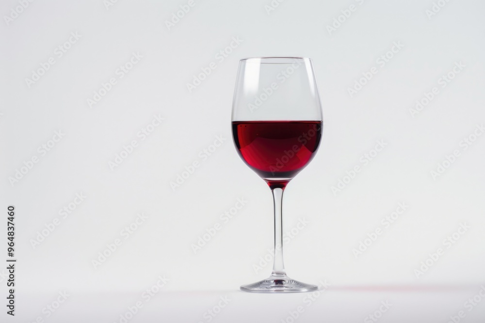 A glass of red wine sitting on a wooden table A glass of red wine sitting on a wooden table