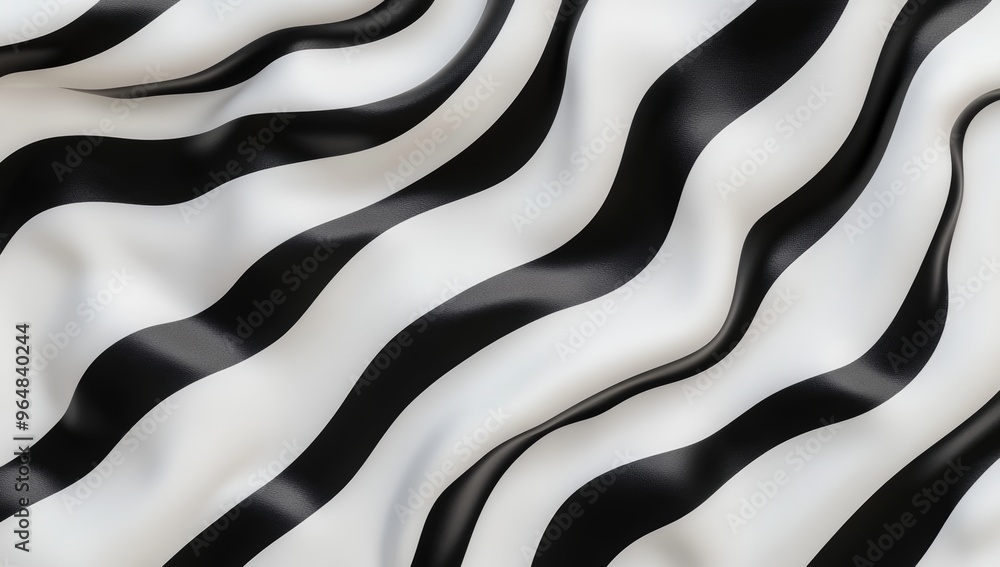 An illustration of striped fabric set against a white background An illustration of striped fabric set against a white background