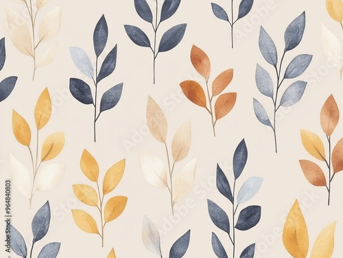 Abstract natural art with a beige backdrop featuring modern line shapes and boho botanical foliage and floral patterns ideal for summer sale banners, wall decor, and fabrics