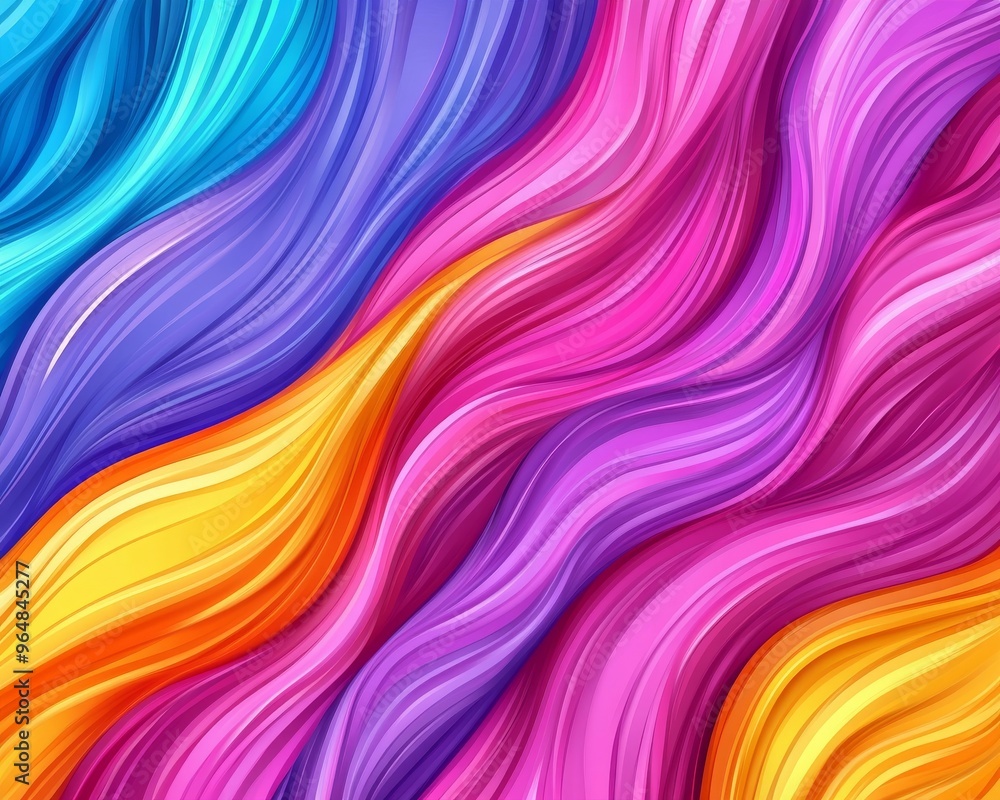 Featuring rainbow gradient lines and swirls, this sinusoidal background is perfect for adding color and vibrancy to your next creative endeavor Featuring rainbow gradient lines and swirls, this sinusoidal background is perfect for adding color and vibrancy to your next creative endeavor