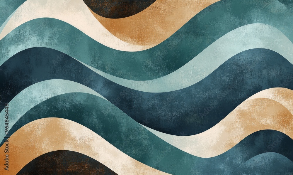 An abstract illustration with blue, maroon, and green shades An abstract illustration with blue, maroon, and green shades