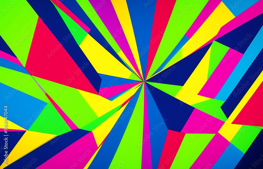 Abstract Colorful Geometric Shapes Abstract Colorful Geometric Shapes