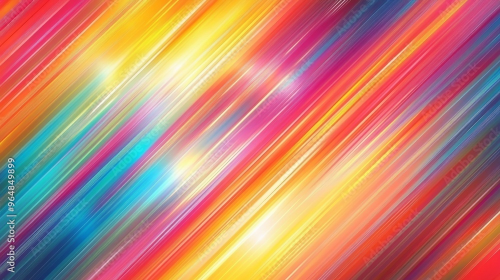 This vibrant abstract background has lines of varying widths in a stripe pattern