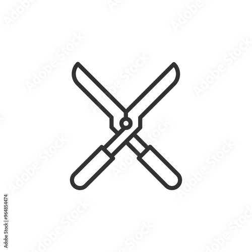 Shears Icon  - Grass Cutter Icon