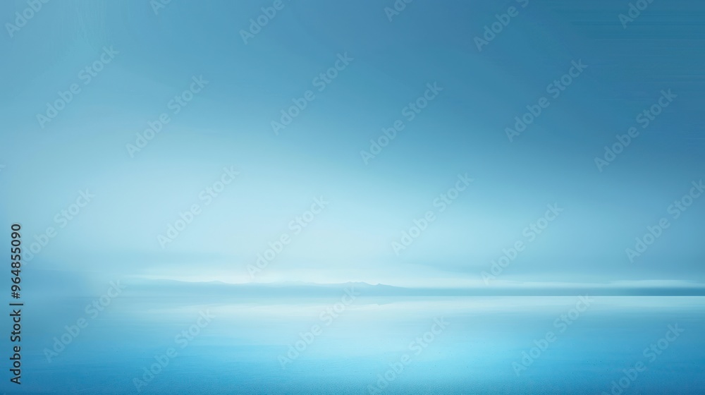Minimalist Blue Seascape Minimalist Blue Seascape