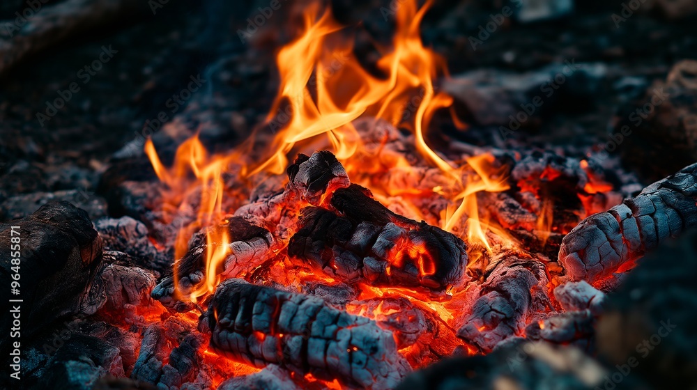 bonfire in the forest bonfire in the forest