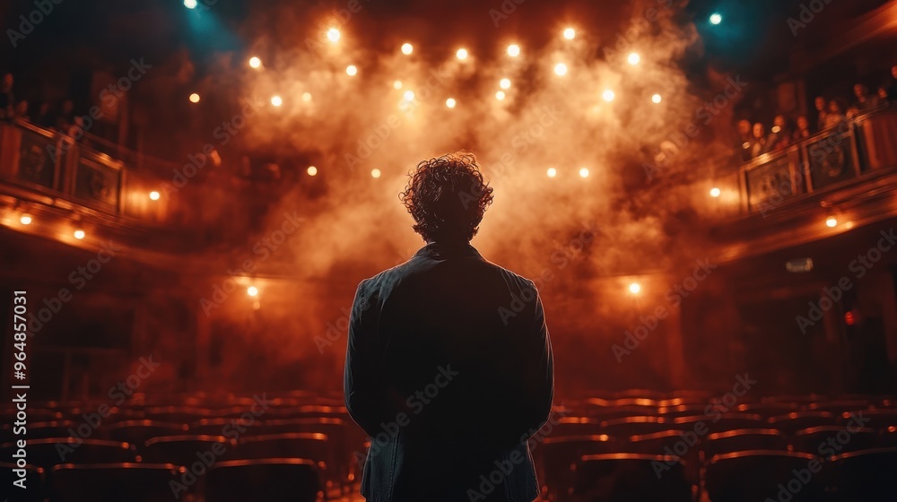 Fototapeta premium Actor on Stage