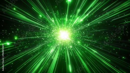 Digital line art background featuring a star explosion