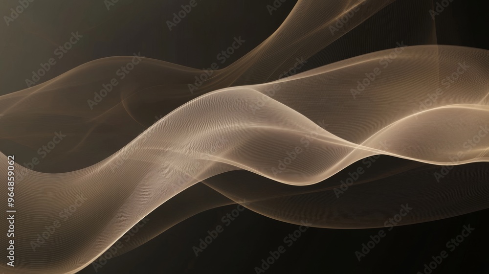 Obraz premium An abstract shape illustrated as a line drawing