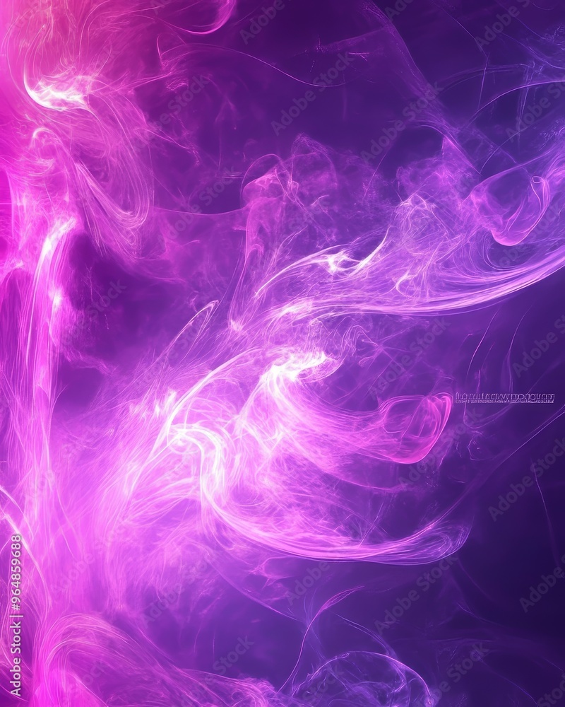 Purple fractal flames illustrated with line art Purple fractal flames illustrated with line art