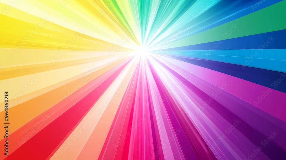 This abstract multicolored background includes a line art illustration of an explosive star This abstract multicolored background includes a line art illustration of an explosive star