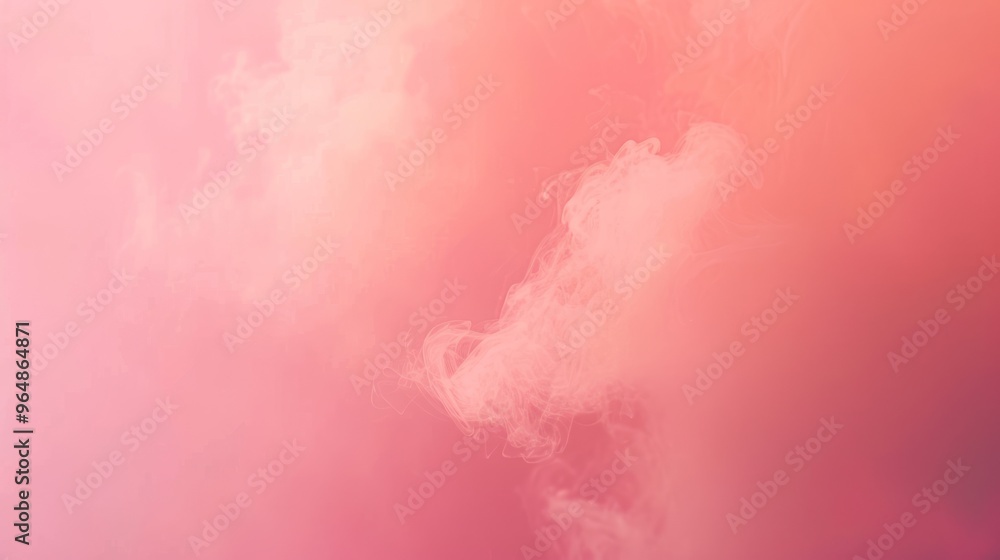 Fototapeta premium Abstract Pink and White Smoke Art