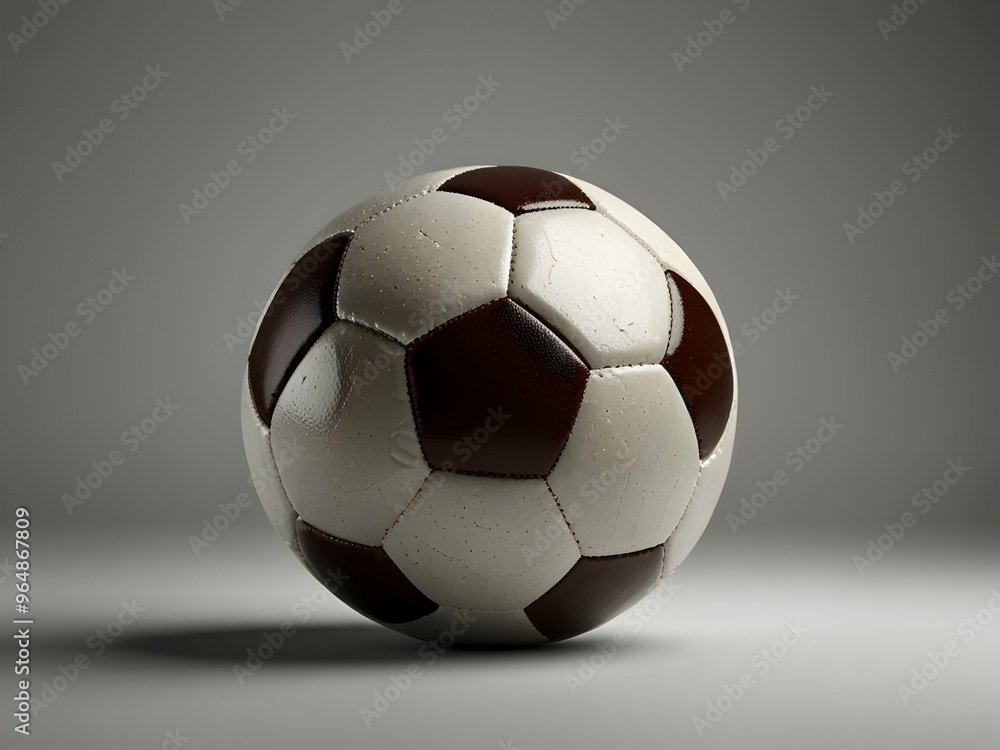 Closeup of the soccer ball Closeup of the soccer ball