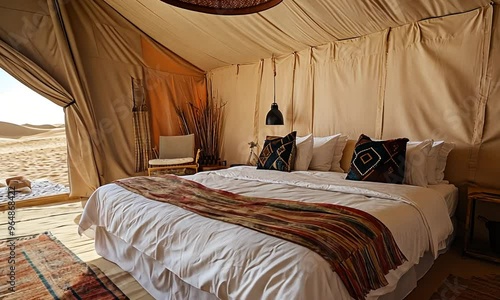 Luxury Desert Tent Glamping in Morocco
