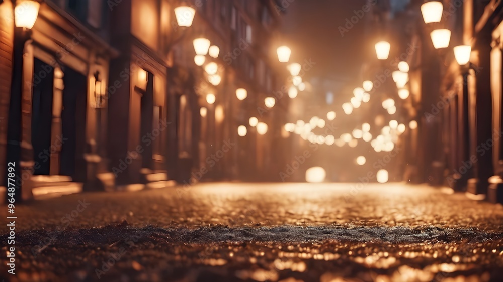 sunset in the city street with loth of lights sunset in the city street with loth of lights