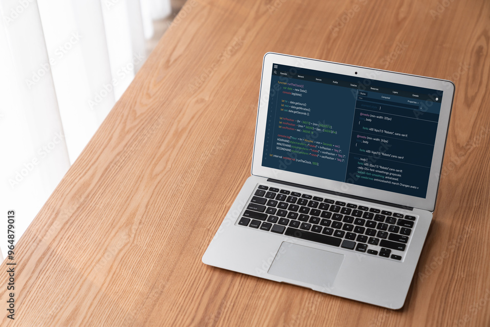 Software development programming on computer screen for modish application and program coding Software development programming on computer screen for modish application and program coding