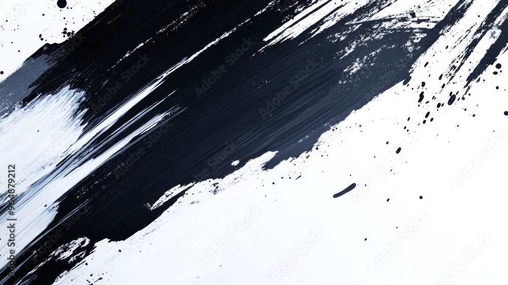 Black brush paint ink stroke over frame. Ink stroke background Black brush paint ink stroke over frame. Ink stroke background