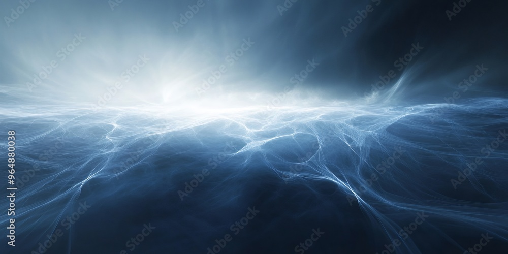 Abstract background with bright light and blue and white smoke Abstract background with bright light and blue and white smoke