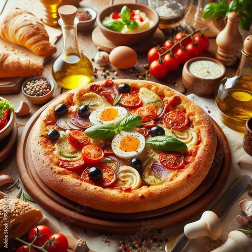 Wallpaper Mural Italienisches Essen Pizza Torontodigital.ca