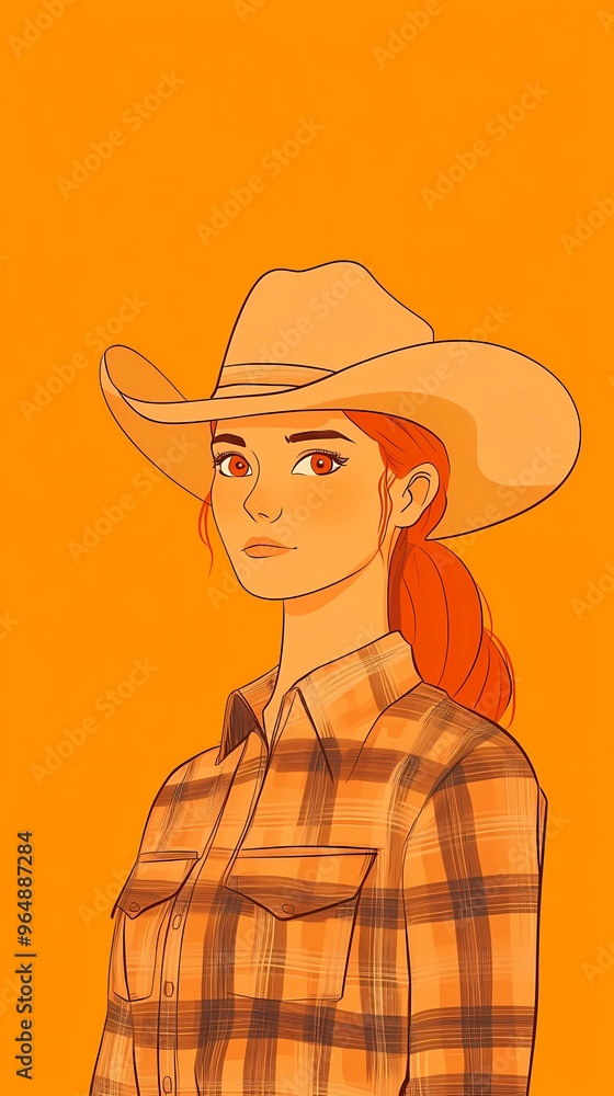 background image of a cowboy woman, western illustration style, western. background image of a cowboy woman, western illustration style, western.