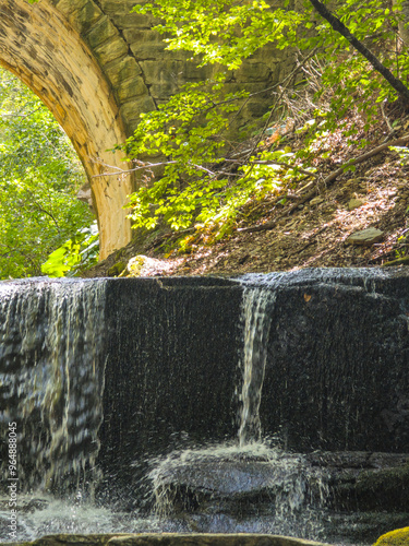 Sitovo waterfall at Rhodopes Mountain, Bulgaria photo