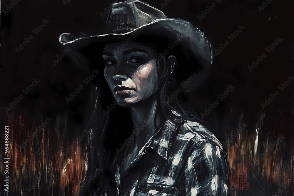background image of a cowboy woman, western illustration style, western. background image of a cowboy woman, western illustration style, western.