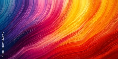 Abstract background with colorful curved lines and gradient color.