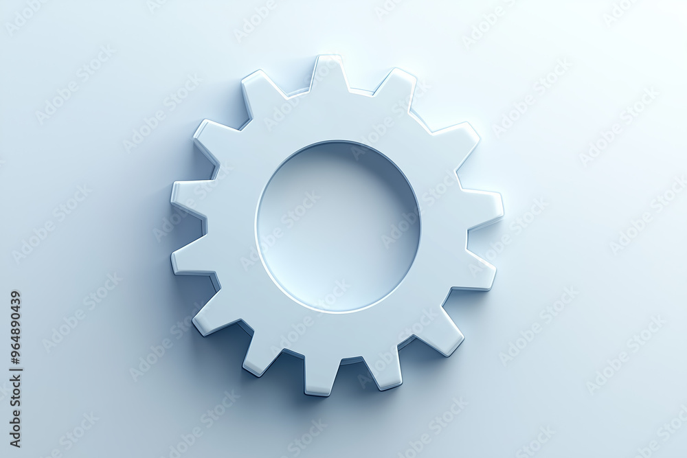 A close-up image of a metallic gear set against a sleek, light gradient background. A close-up image of a metallic gear set against a sleek, light gradient background.