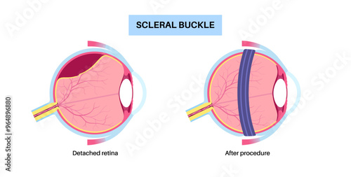 Scleral buckle procedure