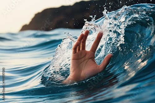 Exploring Fluidity and Motion Through the Power of a Hand in Water