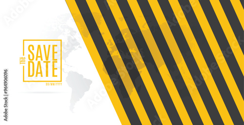 Save the date banner. Can be used for business, marketing and advertising. logo graphic design of event summit made for Technology and upcoming events.