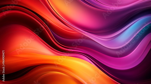 Abstract background with vibrant, swirling colors in shades of red, orange, purple, and blue.