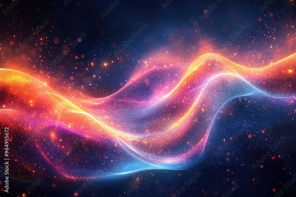 Abstract Glowing Waves Abstract Glowing Waves