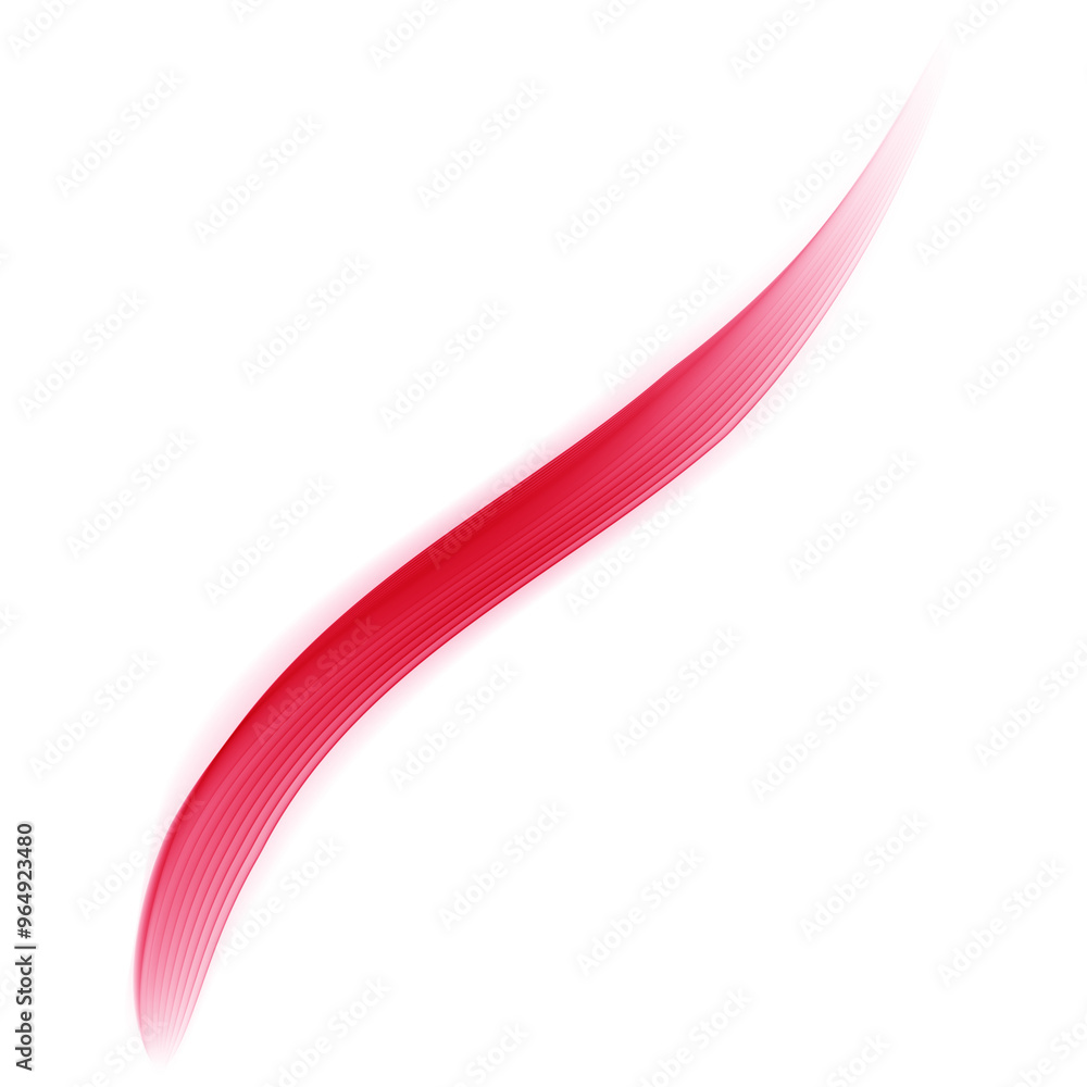 Abstract fluid red wavy line Abstract fluid red wavy line
