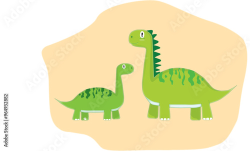 Dinosaur mom an dson
