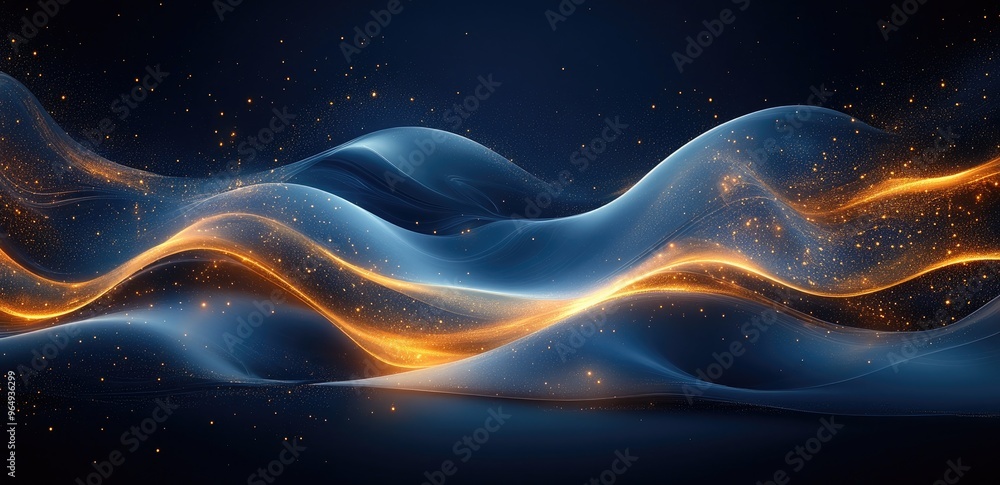 Abstract Waves of Light and Dark Abstract Waves of Light and Dark