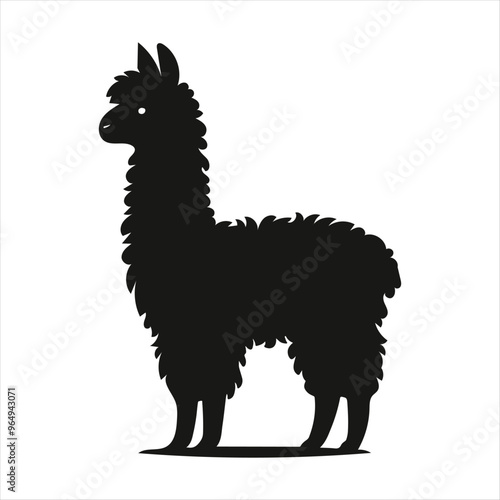 illustration of a llama