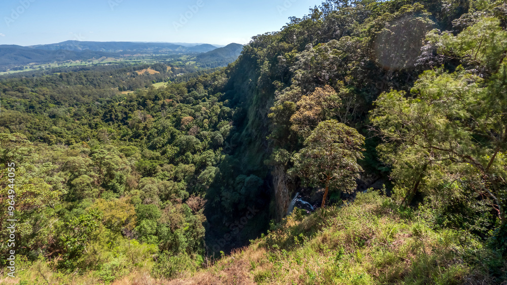 Mapleton Falls National Park: Australian Natural wonder with Scenic Views and Epic Waterfall in the Sunshine Coast Hinterland, Oueensland Mapleton Falls National Park: Australian Natural wonder with Scenic Views and Epic Waterfall in the Sunshine Coast Hinterland, Oueensland