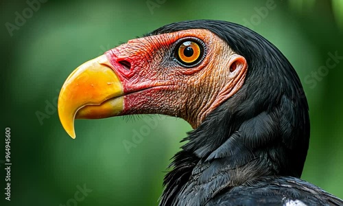 Close-up of a  Palm-nut Vulture photo