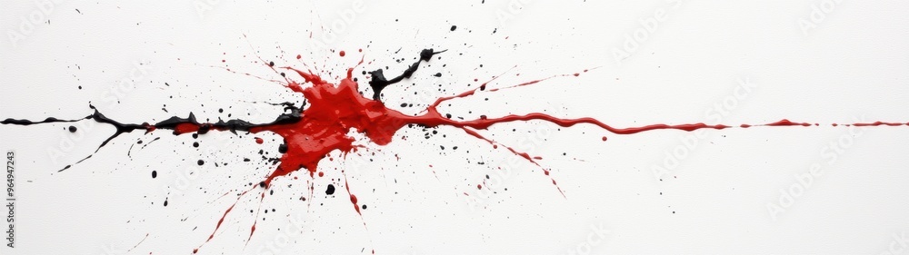 abstract red and black paint splash abstract red and black paint splash