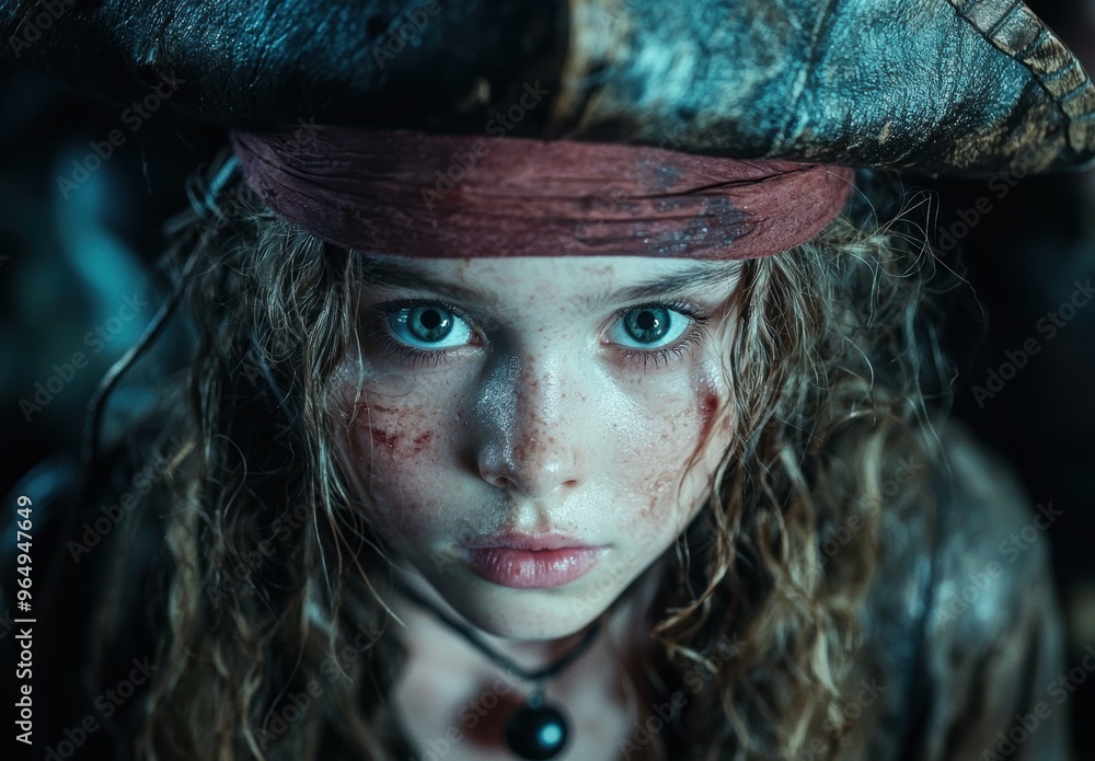 Piercing gaze of a young adventurer Piercing gaze of a young adventurer