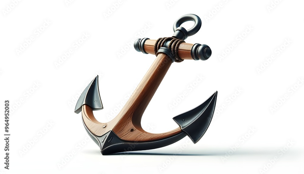 anchor on a white background anchor on a white background