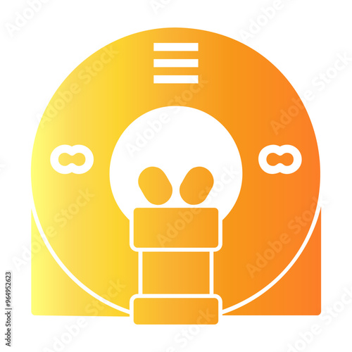 ct scan Gradient icon