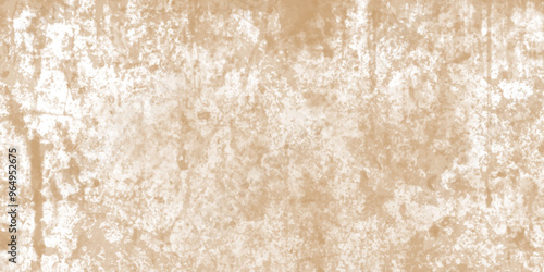 Wallpaper Mural Grunge dirty light brown watercolor texture wall background with textured surface with spots of paint, vintage rustic grungy white background of light brown old texture as a retro pattern and design. Torontodigital.ca