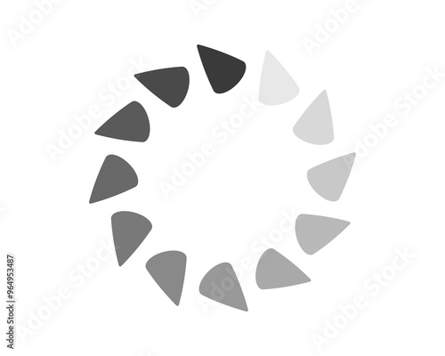 Loading bar status icon. Vector illustration. Vector loaded icons. Download progress. Donload or Upload.