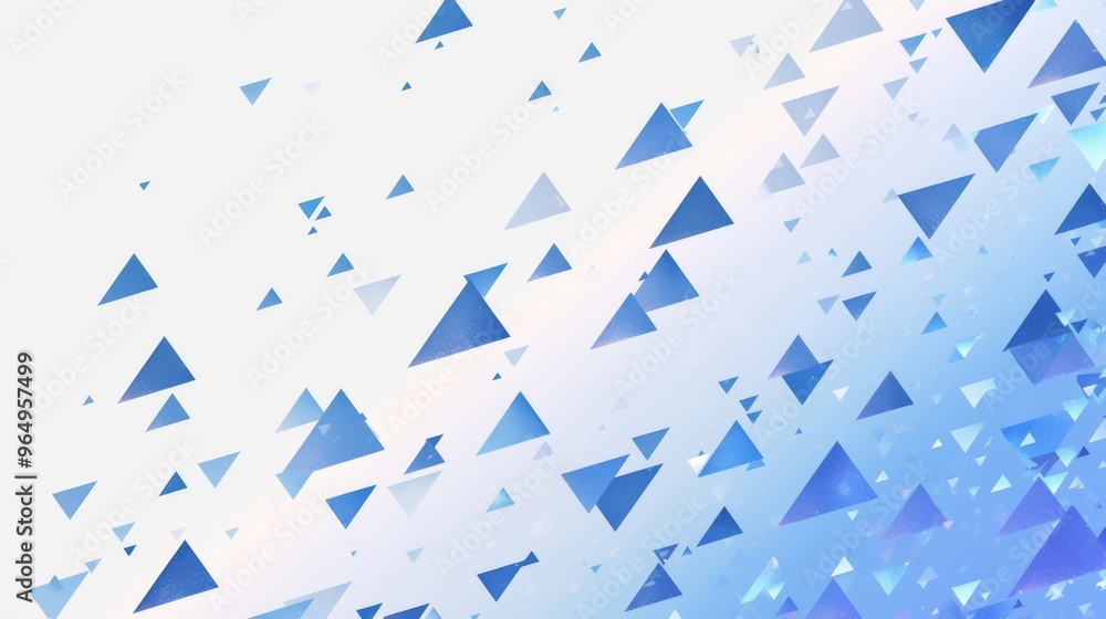 Seamless blue Triangle Pattern Creating Optical Illusion with Gradient Effect on White Background Seamless blue Triangle Pattern Creating Optical Illusion with Gradient Effect on White Background