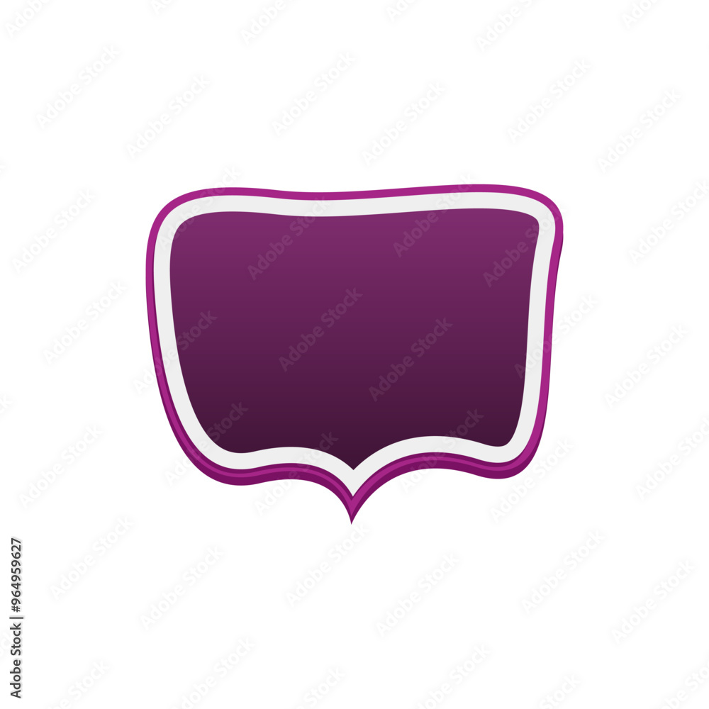 Colorful Speech Bubble Template Colorful Speech Bubble Template